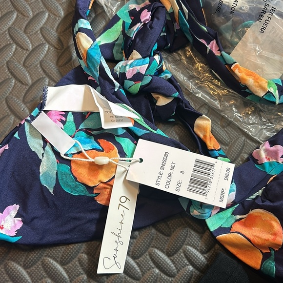 Sunshine 79 Set Swimsuit Peaches Top and Bottom Size 8 - Picture 14 of 14